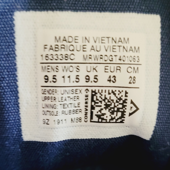 Converse CTAS Hi Navy/Indigo Fog/Egret - Picture 7 of 7